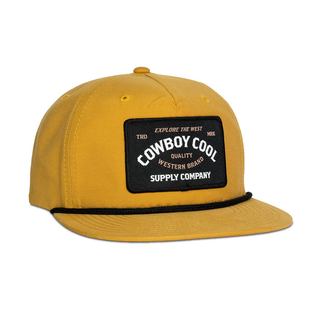 Cowboy Cool - Western Reserve Hat - Biscuit/Black Color